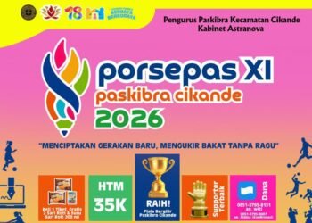 PORSEPAS XI Paskibra Kecamatan Cikande.