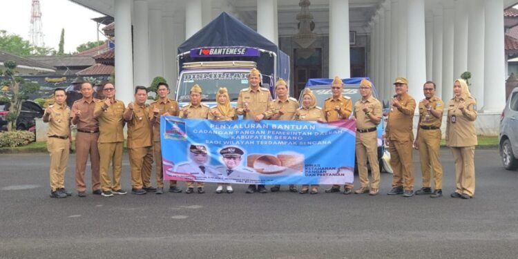 Bupati Serang Tetapkan Status Tanggap Darurat, 62.620 Ton Cadangan Pangan Mulai Didistribusikan 1 Pemkab Serang tanggap darurat bencana