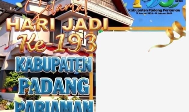Twibbon Hari Jadi Kabupaten Padang Pariaman