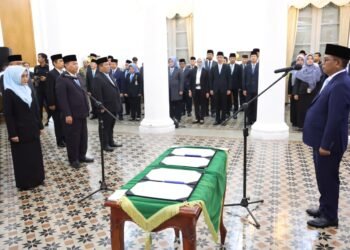 pelantikan pejabat eselon II Pemprov Banten