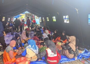 posko dapur umum di Cilegon