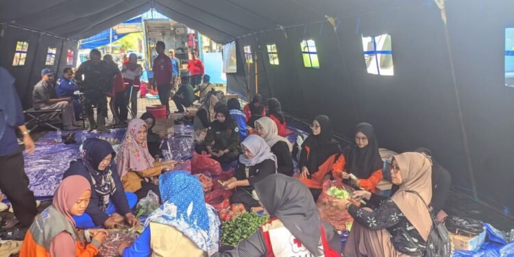 posko dapur umum di Cilegon