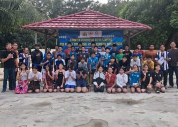 Atlet renang Kota Serang usai mengikuti tes renang dalam rangka persiapan Popda dan Porprov. (istimewa)