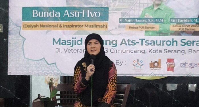 Tarhib Ramadan di Masjid Agung Tsauroh yang digelar PUI Banten pada Senin, 9 Februari 2026. (Dokumentasi PUI Banten)