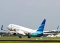 Layanan maskapai penerbangan Garuda Indonesia. (Instagram/757spotter)