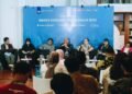 Diseminasu Indek Keselamatan Jurnalis 2025 di Erasmus Huis Library, Jakarta pada Senin, 9 Februari 2026. (Dok IKJ)