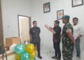 Walikota Cilegon Robinsar meninjau kantor kas BPRS CM di Pasar Blok F, Jumat 13 Februari 2026.