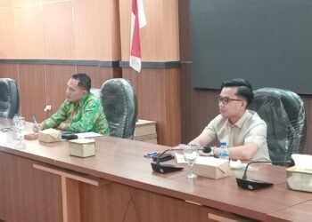 Bisa Untuk Tandon Antisipasi Bajir, Dewan Cilegon Temukan Aset Lahan 7 Ribu Meter Milik Pemerintah Tak Tercatat 9 Suasana RDP penanganan banjir di Ciwandan. Dimana masib ada aset Pemkot yang bisa dimanfaatkan untuk tandon, Rabu 18 Februari 2026, (Uri/Banten Raya)
