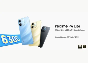 Tampilan Realme P4 Lite yang bakal segera hadir di Indonesia tidak lama lagi. (Instagram/@mobiledikanco)