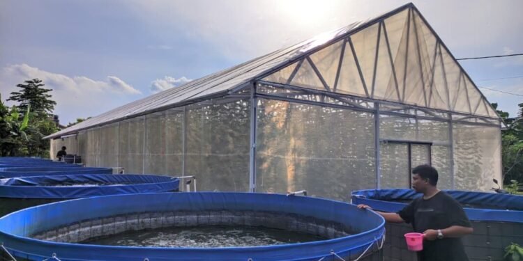 Ketua BUMDes Cipta Mandiri Harjatani Budi Santoso