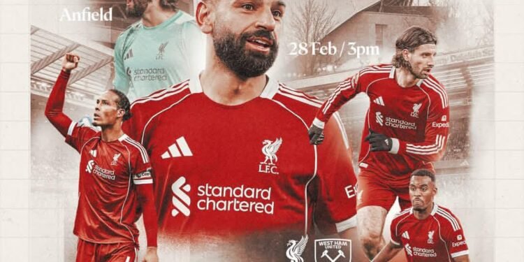 Liverpool vs West Ham United
