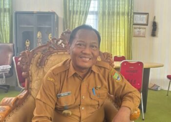 Lurah Masigit Mulyadi berharap pelaku seni musisi di Kota Cilegon mendapatkan pembinaan dan berkembang pesat. (Tia/bantenraya)