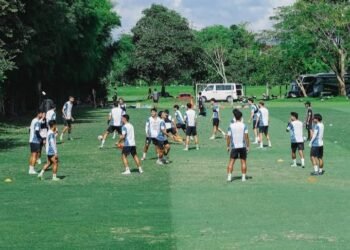 Para pemain PSIM Yogyakarta