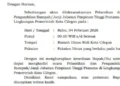 undangan pelantikan pejabat eselon II Pemkot Cilegon