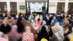 Tarhib Ramadan di Masjid Agung Tsauroh yang digelar PUI Banten pada Senin, 9 Februari 2026. (Dokumentasi PUI Banten)