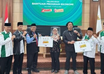Suasana launcing Zmart dan Z-Auto oleh Baznas Cilegon di Aula Setda Cilegon, Selasa 10 Februari 2026. (Tia/Bantenraya.com)