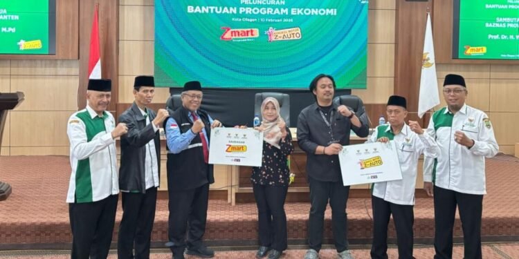 Suasana launcing Zmart dan Z-Auto oleh Baznas Cilegon di Aula Setda Cilegon, Selasa 10 Februari 2026. (Tia/Bantenraya.com)