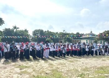 Suasana pelaksanaan YAPC Season 11 di SMAN 2 Krakatau Steel Cilegon, Minggu 15 Februari 2026. (Tia/Bantenraya.com)
