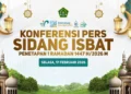 Sidang Isbat Penetapan 1 Ramadan 2026, Cek Jadwal dan Tahapannya di Sini! 18 Sidang isbat 1 Ramadan 1447 H/2026 M. (YouTube/Bimas Islam TV)