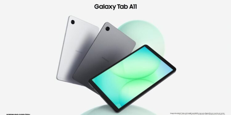 Ilustrasi : Foto Tablet Samsung Galaxy A11. (dok. Samsung)