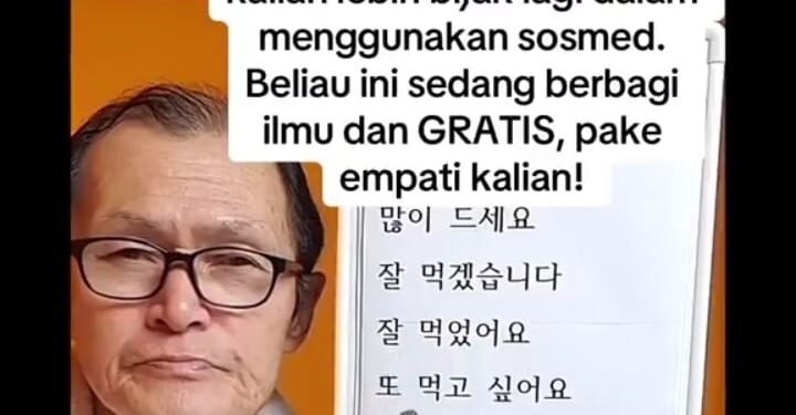 TikToker lansia kena imbas perang komentat SEAblings vs Knetz. (X/@Ayemmanusia)