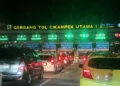 Ilustrasi arus mudik Lebaran 2026 di Gerbang Tol Cikampek Utama. (Gillang/Bantenraya.com)