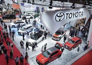 Brand Toyota hadir dalam IIMS 2026 dan berhasil memanfaatkan unit hybird sebagai andalan penjualan. (Dok/TAM)