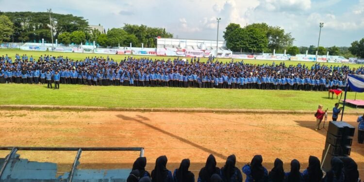 Pelantikan pegawai PPPK Paruh Waktu Kabupaten Lebak belum lama ini. (Aldi Setiawan/Banten Raya)