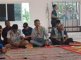 Ketua KONI Kabupaten Serang Agus Irawan memberikan sambutan saat acara buka puasa bersama.