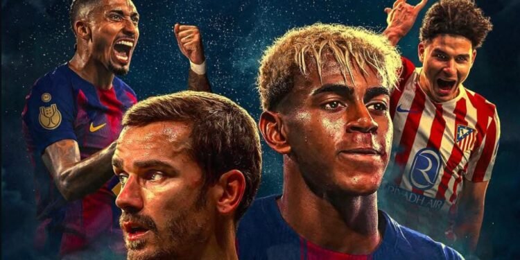 Copa del Rey Barcelona vs Athletico Madrid. (Instagram@433)