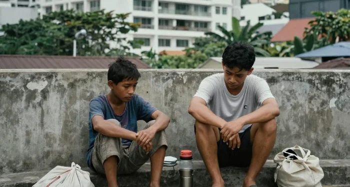 Ilustrasi masyarakat miskin di perkotaan. Foto dibuat menggunakan AI. (freepik.com)