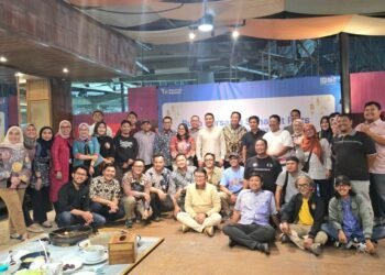 Buka bersama BRI Region 8 Jakarta 3 dengan PWI Tangsel. (Dokumentasi PWI Tangsel)