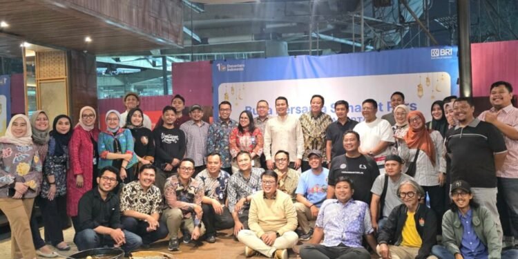 Buka bersama BRI Region 8 Jakarta 3 dengan PWI Tangsel. (Dokumentasi PWI Tangsel)