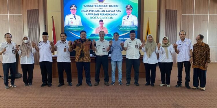 Suasana Forum Perangkat Daerah Disperkim Kota Cilegon di Aula Diskominfo Cilegon. (Dokumen Diskominfo)