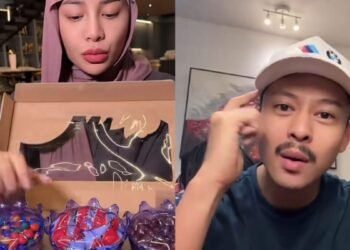 Review hampers coklat yang dilakukan Aurel Hermansyah daj dikritik Om Polos. (Kolase X/@janezebaa)