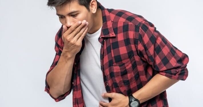 Ilustrasi asam lambung naik