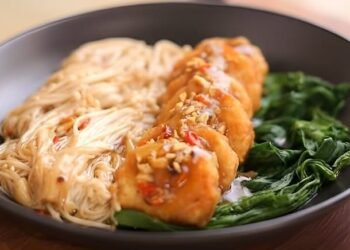 Resep Tempe Siram Enoki