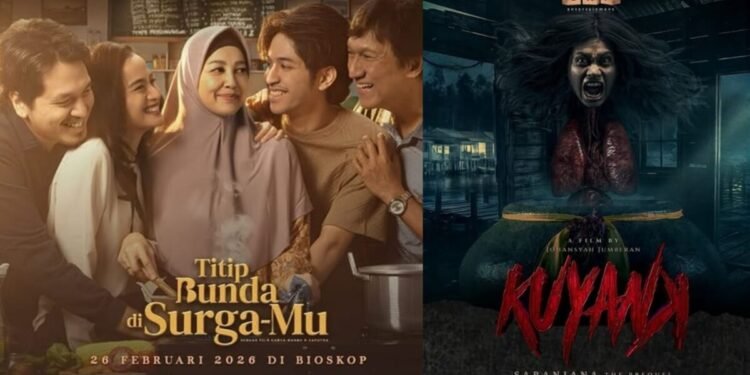 Jadwal dan harga tiket nonton bioskop di Kota Cilegon. Kolase Instagram/@saranjanakotaghaib dan @titipbundadisurgamu)