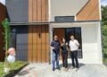 Salah satu pengembang perumahan rumah subsidi di Banten, menunjukkan bentuk rumah dengan gaya dan arsitektur kekinian. (Raden/Banten Raya)