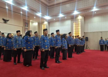 Bank BJB Tegaskan SK PPPK Paruh Waktu Tidak Bisa Jadi Jaminan Kredit 6 Ilustrasi pelantikan PPPK Paruh Waktu di lingkungan Provinsi Banten. (Dokumentasi Bantenraya.com)