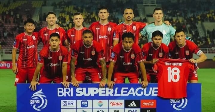 Tim Persis Solo FC siap bertanding melawan Persijap Jepara dalam Derbi Jawa Tengah pada pekan ke-24 BRI Super League 2025-2026. (Instagram @persisofficial)