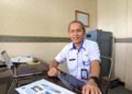 Kepala Bidang Angkutan Jalan Dishub Kabupaten Serang Agus Herlambang saat diwawancarai di ruang kerjanya, Kamis 5 Maret 2026.