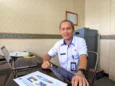 Kepala Bidang Angkutan Jalan Dishub Kabupaten Serang Agus Herlambang saat diwawancarai di ruang kerjanya, Kamis 5 Maret 2026.