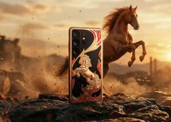 Ilustrasi tampilan ponsel Samsung S26 Ultra Caviar Edition. (Dokumentasi Samsung Fans)