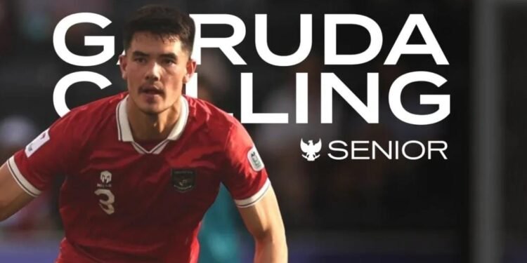 Elkan Baggot masuk dalam daftar pemain Timnas Indonesia yang dipanggil untuk FIFA Series 2026. (Instagram/@feeds.timnas)