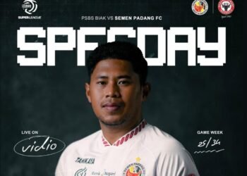 PSBS Biak vs Semen Padang. (Instagram/@semenpadangfcid)