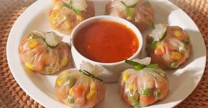 Shrimp vegetable dumpling jadi menu sehat buka puasa. (Instagram/@gizisehatkeluarga)