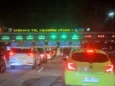 Gerbang Tol Cikampek Utama sebagai akses arus mudik Lebaran 2026 menuju Jateng dan Jatim. (Gillang/Bantenraya.com)