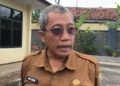 Sekretaris Inspektorat Lebak Vidya Indra memberi keterangan terkait dugaan pungli di Dinsos Lebak (Dokumentasi Bantenraya.com)