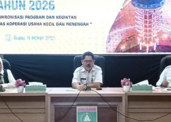 Forum OPD Dinkop UKM Kota Cilegon pada Rabu, 11 Maret 2026. (Dokumentasi Rahmatulloh)